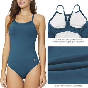 BALEAF Women's Athletic Training Adjustable Strap One Piece Swimsuit